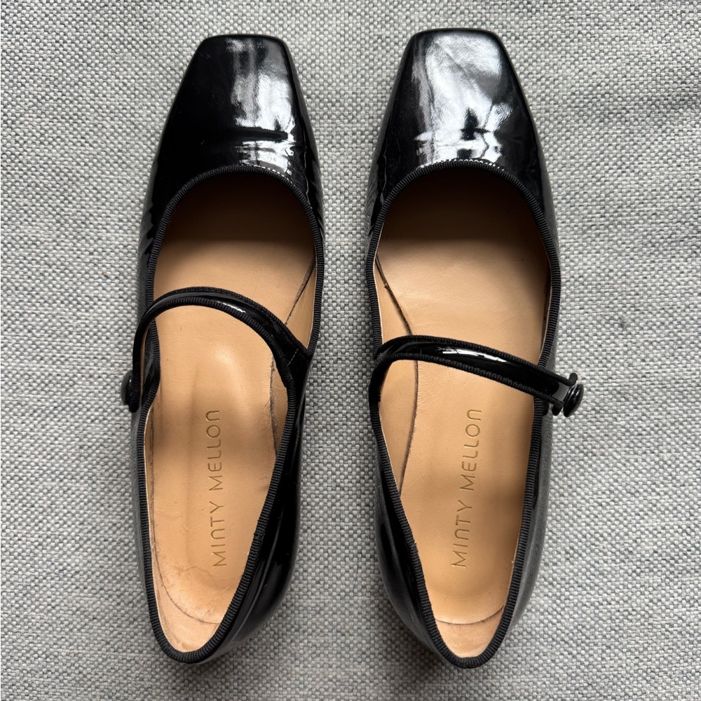 Black Patent Mary Jane Flats